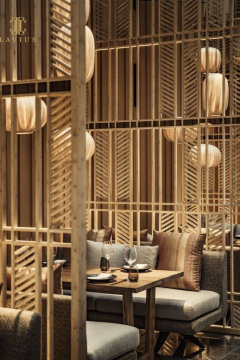 Decorative round led chandelier art made