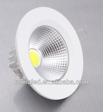 Warm white aluminium led downlight