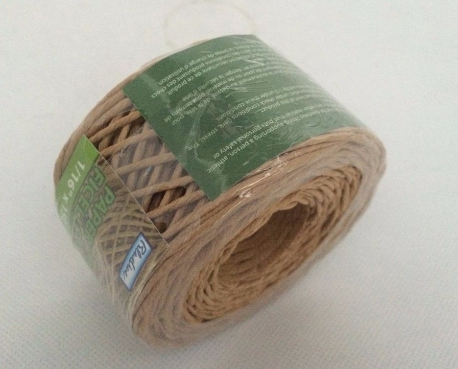 brown twisted paper rope 2mm 150feet length paper twine used for gift packing