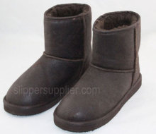 Mens crack microsuede EVA snow boots