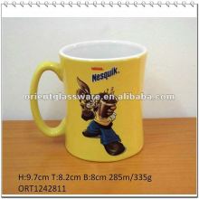 ceramic mug with fancy design