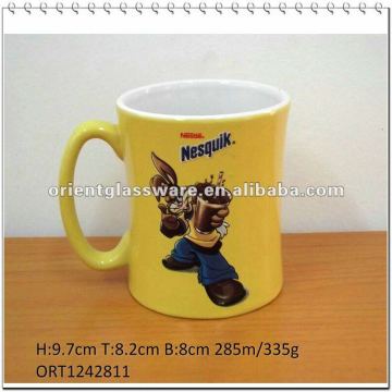 ceramic mug with fancy design