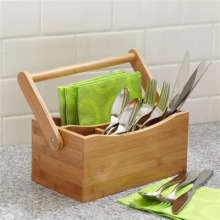 HOT SELL !Bamboo Cutlery Caddy/Holder