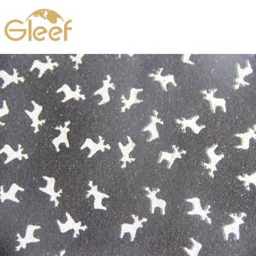 glitter printed design craft felt fabric
