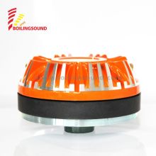 Titanium diaphragm compression driver for loudspeaker box