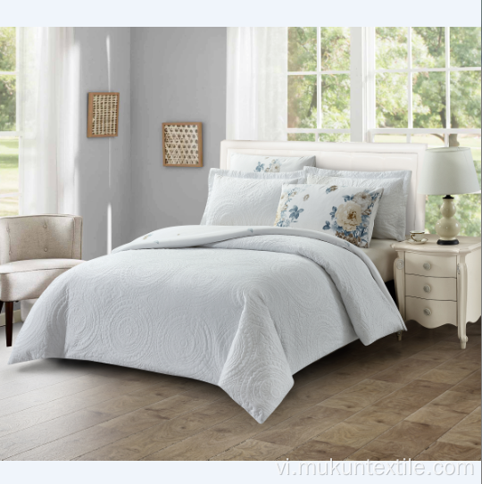 Chải microfiber BedCover Wrinkle Wrinkle / 1800 Đếm