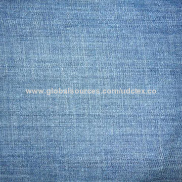 Polyester/Cotton Colored Denim Stretch Fabric with 10/16S Cotton Warp