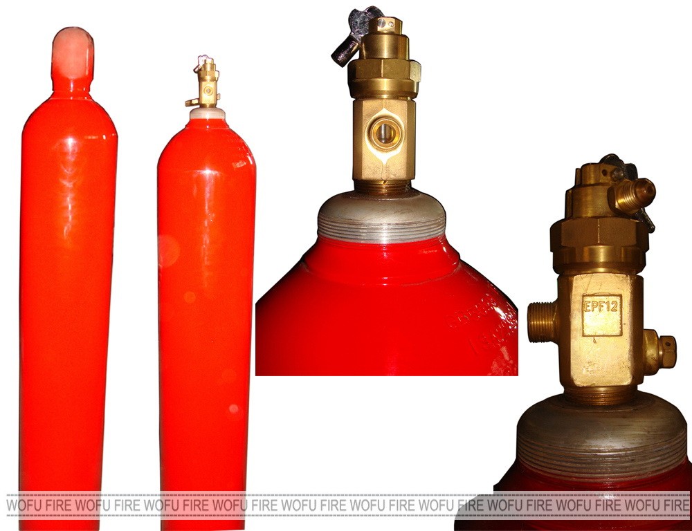 70L carbon dioxide cylinder of co2 fire protection system