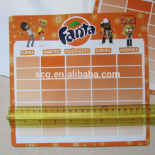 Fridge magnet with cokecola printing