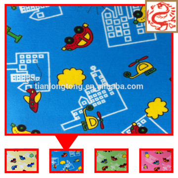 vinyl tablecloths with flannel back/minion flannel material/cotton flannel fabric