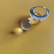 UV half ball lens JGS1 fused silica D25mm