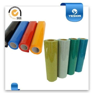 Yesion 2015 Hot Sales ! Wholesale PU Fluorescence Color Heat Transfer Vinyl /PU Heat Transfer Flim