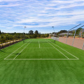 Campo de tenis de tenis sin costura Campo Artificial Grass