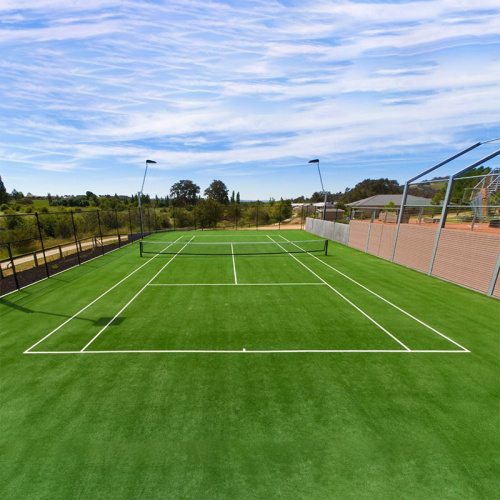 Latihan Tenis Tenis Lancar Lapangan Buatan Buatan