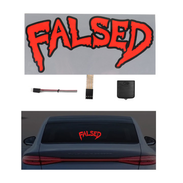 JDM Night Glow Windshield LED Car Glass Stickers