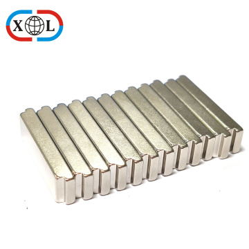 Rectangular Neodymium Magnet with Two Chamfered Edge