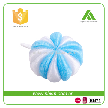 pumpkin ball colorful mesh bath sponge