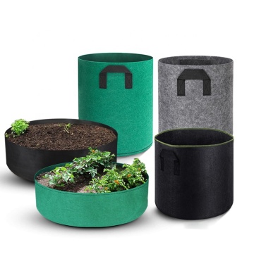 Various color planting grow bags