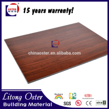 Aluminium Composite panel prices wooden pattern building materials