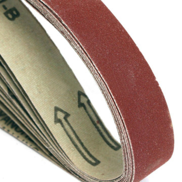 10 Pack 330*10mm 520*20mm Brown Alumina Sanding Belts 60-1000 Grit Grinding and Polishing Replacement For Angle Grinder Machin