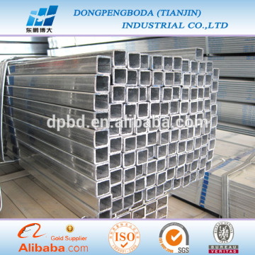 Top DPBD galvanized square steel pipe price list