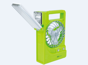 Emergency Portable Solar Fan Charging System