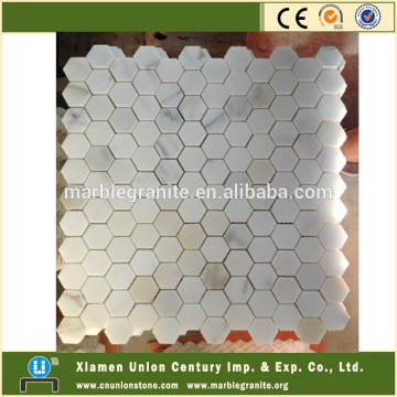 Gold Calacatta Hexagon Mosaic