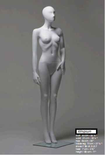 lifelike fashion female manikin