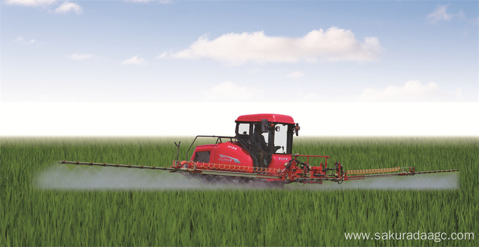 Dryland paddy field agricultural boom sprayer