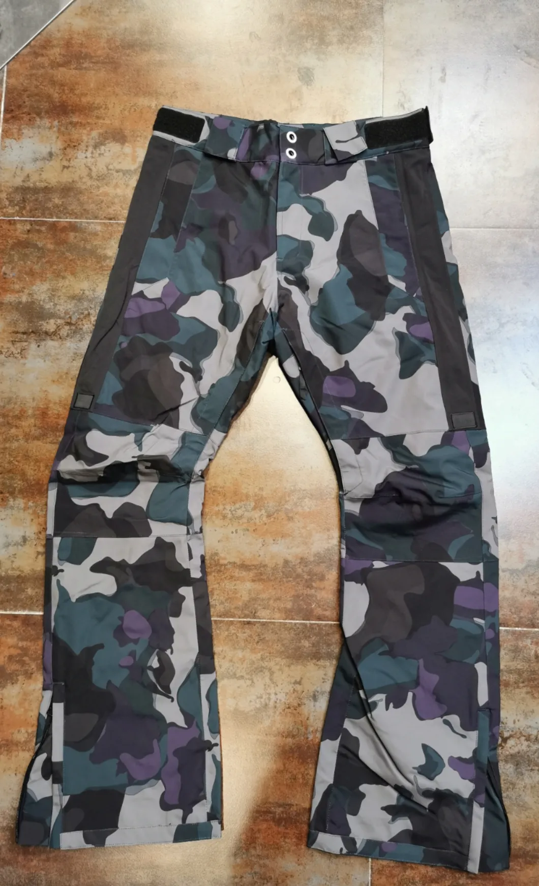 High Quality Camouflage Waterproof 15000mm Windbreaker Snowboard Mens Pants