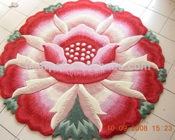 Stylish Hand Tufted Round Carpet 02