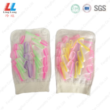 Mesh flower exfoliating gloves bathing pad