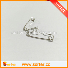 32mm crimp safety pin Metal badge pin
