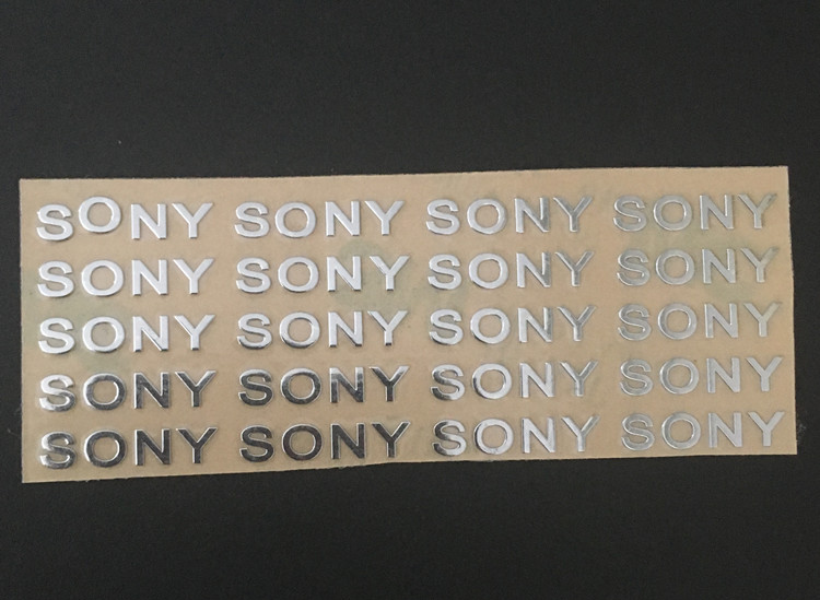 Hochwertiges SONY Customized Typenschild