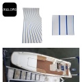 Sun Protection Yacht Boat Faux Teak Deck Flooring Mat For Marine Flooring