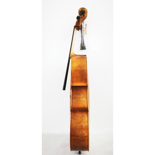 Violoncello in acero verniciato a mano di alta qualità