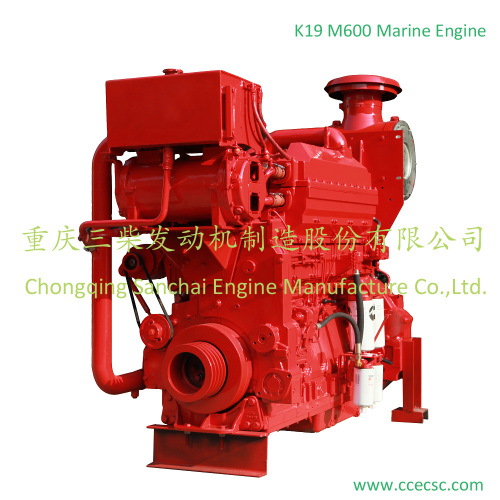 Cargo Vessel Marine Propulsion 600Hp Marine Diesel Engine