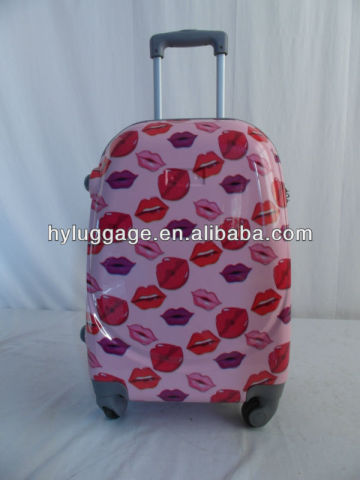 lovely trolley case with 4 wheels