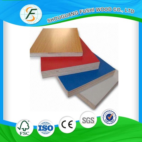 Good Quality 18mm Melamine Color Plywood