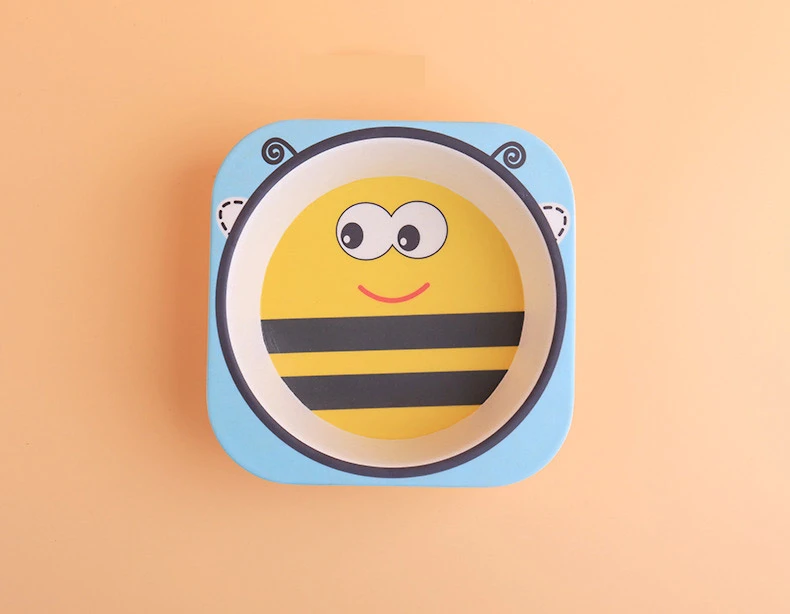 Lovely Bee Pattern Kids Dinner Sets for Party Supplier