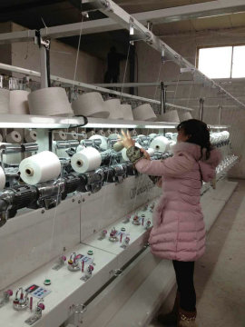 Economical durable use assemble yarns winder machine/Doubling machine