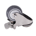 Lỗ bu lông 3 inch caster với phanh