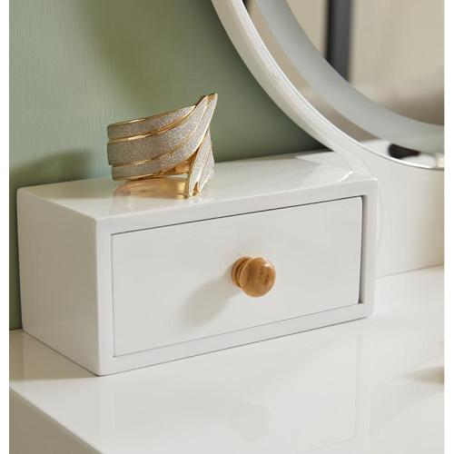 Led Light Makeup Mirror Dressing Table With Drawers