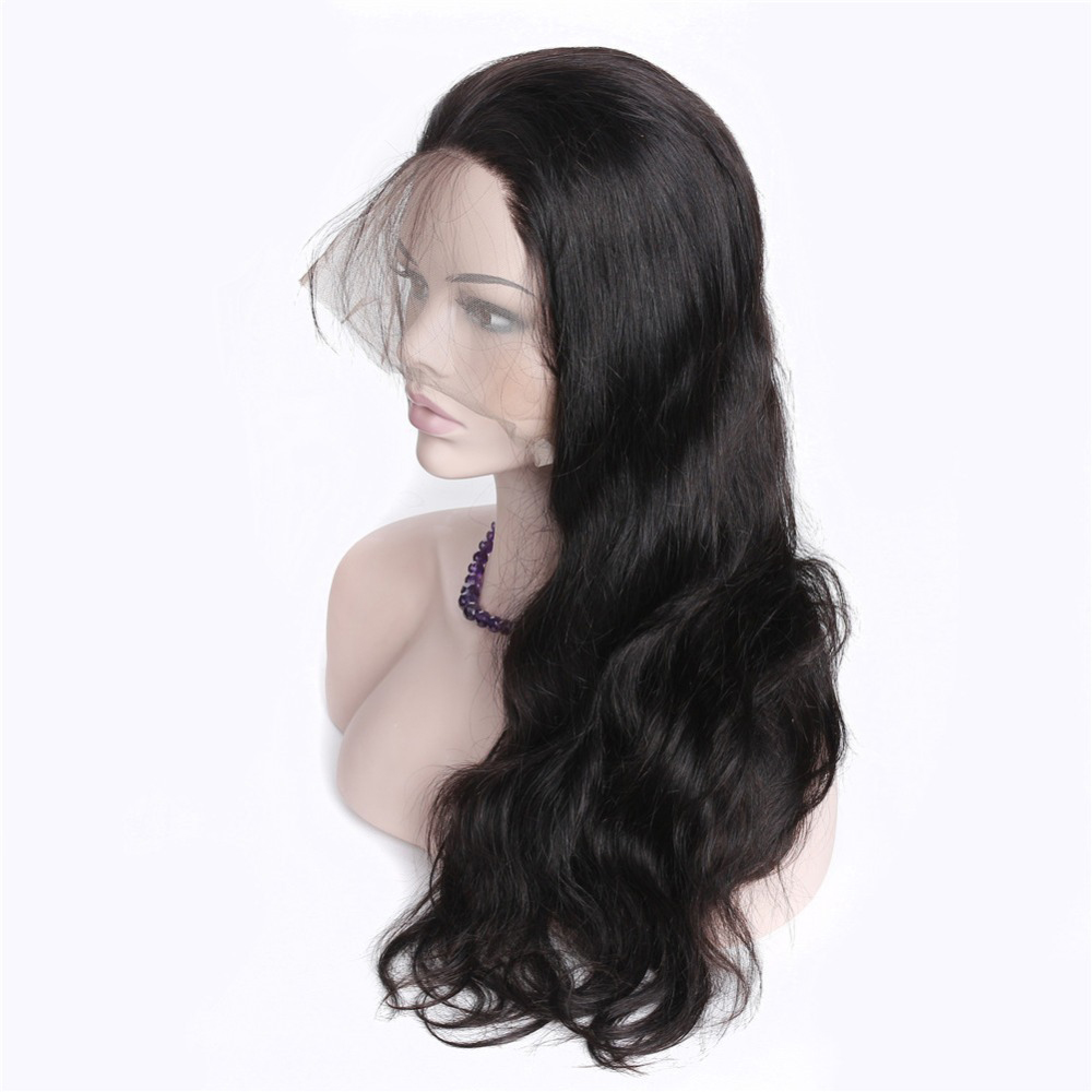Front Lace Wig Body wave Wholesale Brazilian hair vendors Wigs Pre Plucked Soft Human Hair Toupee