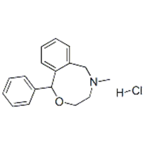 1H-2,5-Benzoxazocina, 3,4,5,6-tetra-hidro-5-metil-1-fenil-, cloridrato (1: 1) CAS 23327-57-3