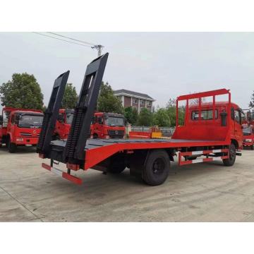 high quality flatbed excavator transport truck