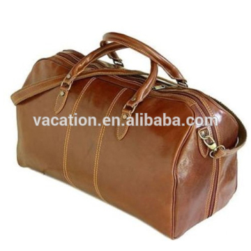 luxury leather travel suit garment bag