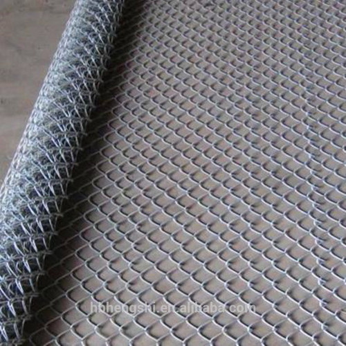 Chain link mesh for railway fence