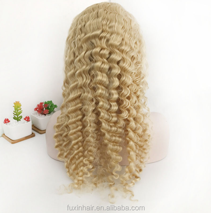 Mink Brazilian Hair 150 Density Human Hair Full Lace Wig 360 Lace Frontal Wig Blonde Body Wave 360 Wigs