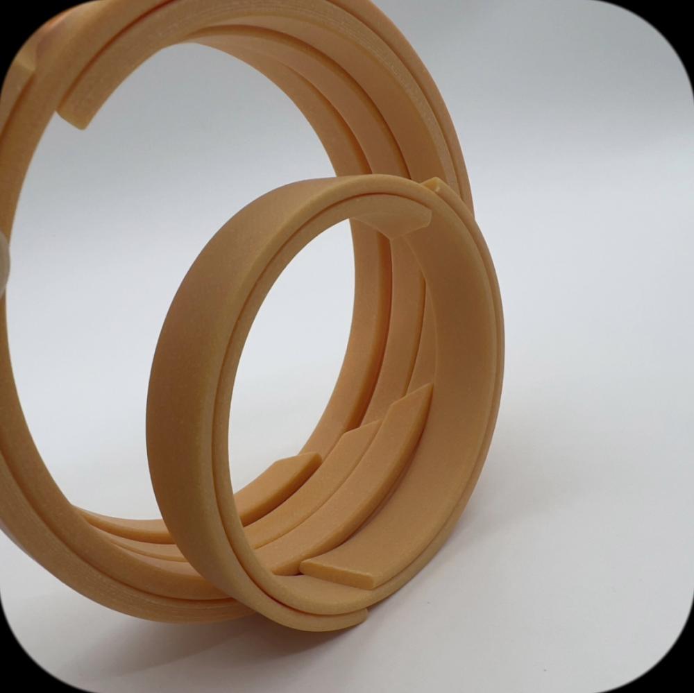 9 graafmachine cilinderafdichtingen ondersteunende ring WR 9 Excavator Cylinder Seals Support Ring Wr